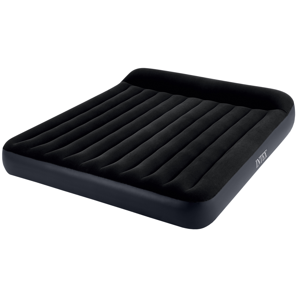 Materac dmuchany dwuosobowy 64144+pompka 68612 Intex 183x203 cm